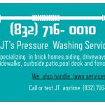 JT’s PRESSURE WASHING SERVICES