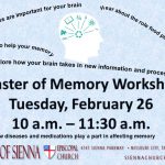 Master of Memory Workshop